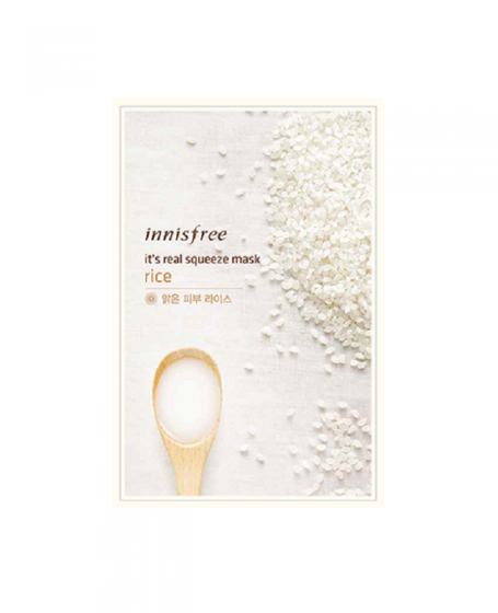 INNISFREE IT'S REAL SQUEEZE MASK RICE
