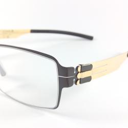 IC BERLIN GILBERT T GUNMETAL/SUN GOLD 55X18