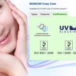 BIONICS CRAZY COLOR- 2PCS (3 MONTHLY DISPOSABLE)